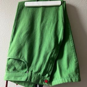 RARE Japanese selvedge denim KITON jeans KELLY GREEN